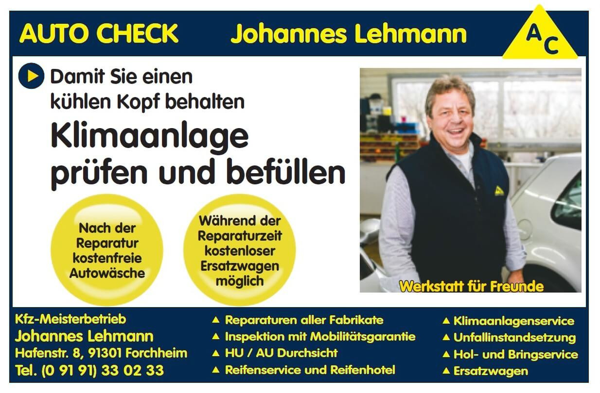 Klimaanlage befüllen bei Auto Check Johanes Lehmann